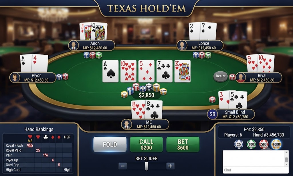 Texas Hold'em — SuperAceHub